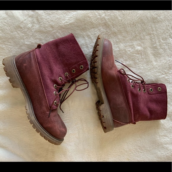 SOLD | Timberland | Suede Fold Over Boots - Picture 3 of 8